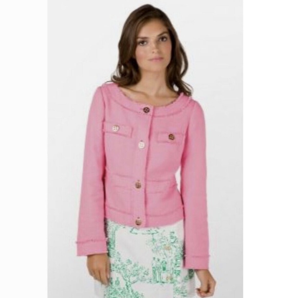Lilly Pulitzer Jackets & Blazers - NWOT Lilly Pulitzer Millie Blazer Hotty Coral Pink